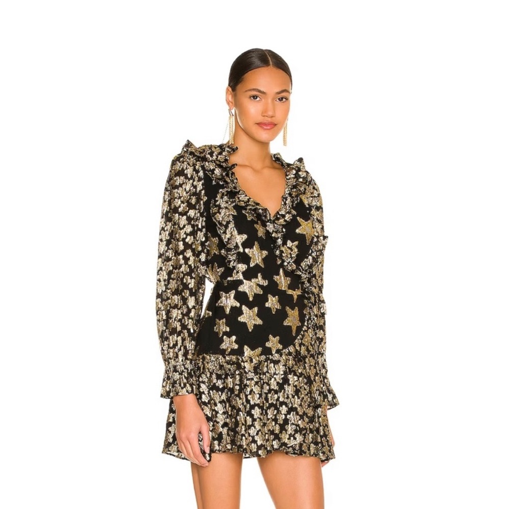 Love Shack Fancy Metallic Dress
